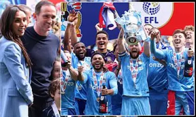 Frank Lampard's Wife Christine Joins Coventry City's Championship Title Celebrations