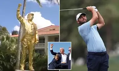 Gold Trump Statue Unveiled at Doral Ahead of PGA Tour Return