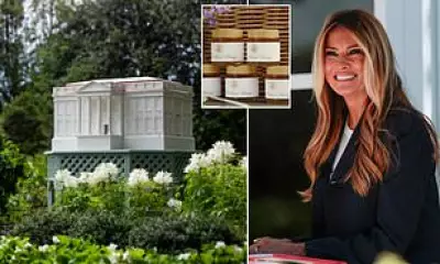 Melania Trump Unveils Be-Spoke Hive in White House Honey Program Expansion