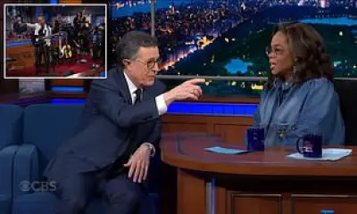 Oprah and Colbert Swap Roles in Bittersweet Farewell Interview on The Late Show
