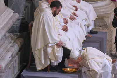 Pope Leo XIV Restores Traditional Holy Thursday Foot-Washing Ritual for Priests