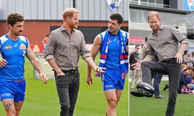 Prince Harry's AFL Visit Leaves Fans Disappointed After Side Gate Exit