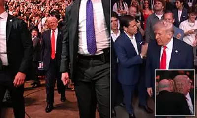 Trump Attends UFC Amid Iran Peace Talks, Drawing Criticism and Historical Parallels