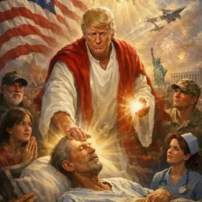 Trump Deletes AI Jesus Image After Users Spot Disturbing Shadowy Figures