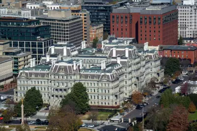 Trump Proposes White Paint for Eisenhower Building, Citing Aesthetic Clash