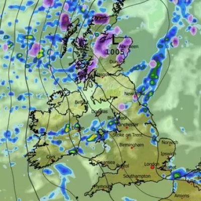 UK Weather Maps Predict May Snowfall in 27 Cities, Including London