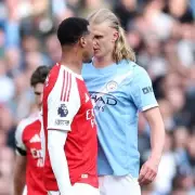 Alan Shearer Slams VAR Over Gabriel's Headbutt on Haaland in Title Clash