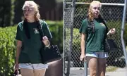Amanda Bynes Spotted in LA with Blue Eyebrows and Iconic Dior Bag