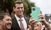 Ben Roberts-Smith Attends Anzac Day Dawn Service in Queensland