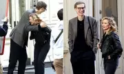 Cameron Diaz and Stephen Merchant Film Rom-Com The Sham in New York City