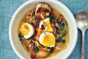 Chef Chris Fischer's Hearty Mushroom Soup Recipe from Martha's Vineyard