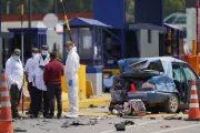 Colombian Toll Booth Pile-Up Kills Two and Injures 19 in Fiery Crash