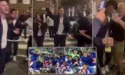 Crystal Palace Players Celebrate in Florence After European Success
