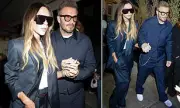 David and Victoria Beckham Revive Matching Style in New York Dinner Outing