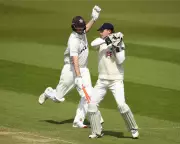 Dom Sibley's first century of the year gives Surrey edge over Essex