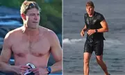 Dr Chris Brown Spotted Exercising in Sydney on Anzac Day Weekend