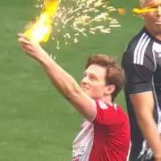 Ex-Premier League Referee's Yellow Card Set Alight in Sidemen Charity Match