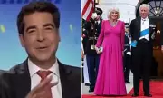 Fox News Host Jesse Watters Jokes About Guns to Queen Camilla, Gets Pulled Away