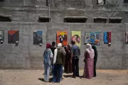 Gaza Artists Show War Impressions as Fragile Ceasefire Holds