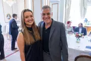 George Clooney Given Scotland Kit During Gleneagles Charity Lunch