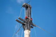 HMS Victory masts removed in £42m conservation project