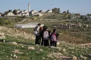 Israeli Settlers Block Palestinian School Route with Barbed Wire and Tear Gas