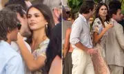 Kaia Gerber and Lewis Pullman's Romantic Display at Mexico Wedding