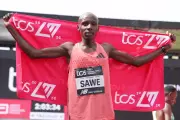 Kenya's Sabastian Sawe First to Break Two Hours in Marathon