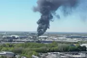 Large Fire at Manchester Industrial Unit Prompts Road Closures