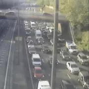 M25 Motorway Shut After Car Fire Causes Major Delays and Queues