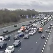 M6 Crash Causes Severe Easter Delays, Lane Closed Near Preston