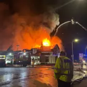 Massive Fire Engulfs St Andrews Hotel, Roads Closed, Crews Battle Blaze