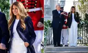 Melania Trump's Chic $2,790 Ralph Lauren Jacket Steals Show at White House Easter Egg Roll