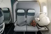 New Plane Seat Design Makes Last Row Desirable with Privacy and Comfort