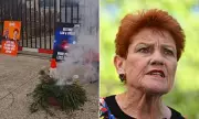 One Nation Campaign BBQ Greeted by Aboriginal Smoking Ceremony Protest