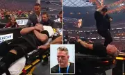 Pat McAfee Stretchered from WrestleMania After Jelly Roll Table Slam