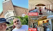 Pennsylvania Couple Transforms $40,000 Church into Dream Home After Decade-Long Renovation