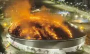 Rio Olympic Velodrome Ravaged by Major Fire, Interior Preserved