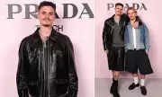 Romeo Beckham Lets Loose at Prada Party in London