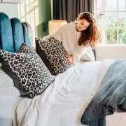 Stacey Solomon's Coat Hanger Hack for a Hotel-Perfect Bed