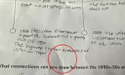 Teacher Stumped by Student's Literal Interpretation of History Homework