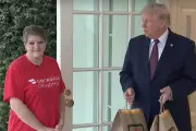 Trump Hosts DoorDash Press Conference with McDonald's Delivery at White House