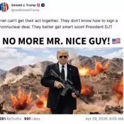 Trump Threatens Iran: 'No More Mr Nice Guy' in AI-Generated Post