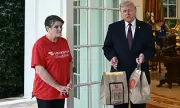 Trump's Unusual White House Presser with DoorDash 'Grandma' Over McDonald's