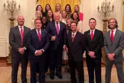 Trump's White House Photo with Women's Tennis Team Sparks Online Mockery