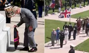 US Soldier Flies Union Flag Upside Down During King Charles Visit
