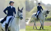 Zara Tindall Beams as She Competes at International Horse Trials in Norfolk