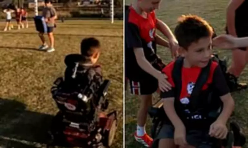 11-Year-Old with Cerebral Palsy Scores First Goal in Inclusive Football Match