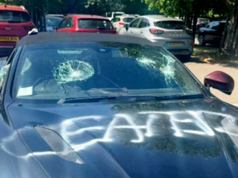 £200k Aston Martin wrecked at luxury London golf club in cheating rage