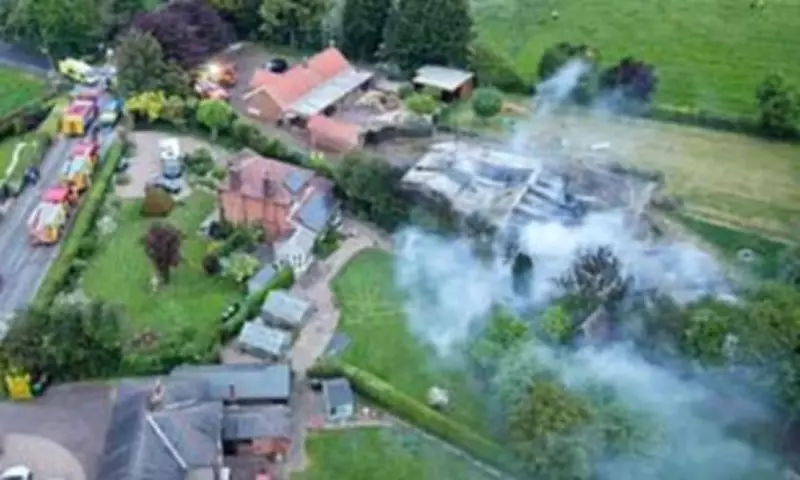 91-Year-Old Man Dies in Nottinghamshire Bungalow Garage Fire After Loud Explosions